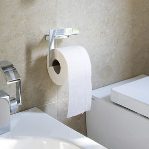 portarrollos de pared / de acero inoxidable / para uso residencial