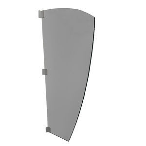 tabique para urinarios de madera