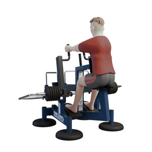 máquina de musculación extensión de espalda