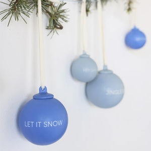 decoración de Navidad de porcelana