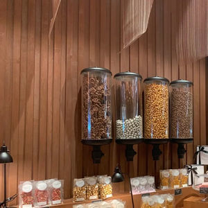 dispensador de café en grano de pared