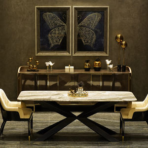 mesa de comedor gris