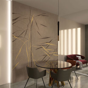 papel pintado laminado de oro