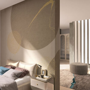 papel pintado laminado de oro