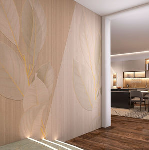 papel pintado laminado de oro