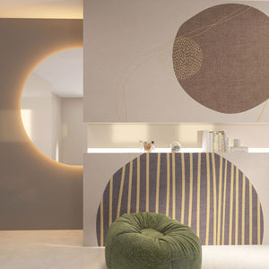 papel pintado laminado de oro
