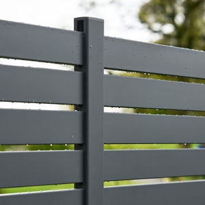 poste para valla de aluminio