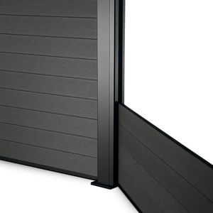 poste para valla de aluminio