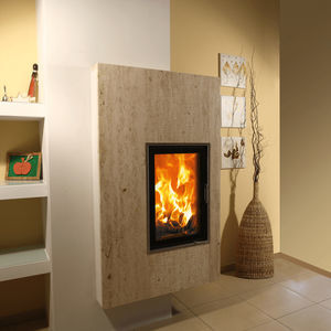 chimenea insertable de leña