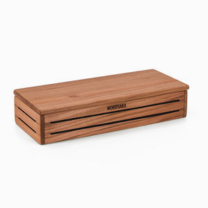 desk organizer de cerezo