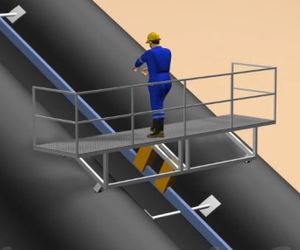 plataforma elevadora de mantenimiento