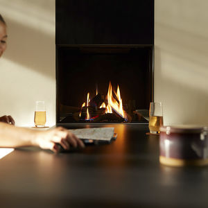 chimenea de gas
