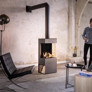chimenea de gas