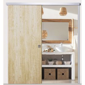 kit para puerta de aluminio anodizado