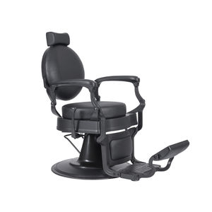 sillón de barbero de cuero