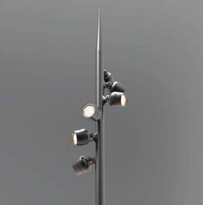 consola para poste de iluminación aluminizada
