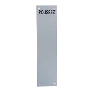placa de señalización para puerta