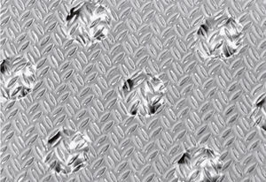 loseta táctil de aluminio
