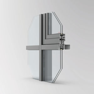 sistema de fachada de aluminio