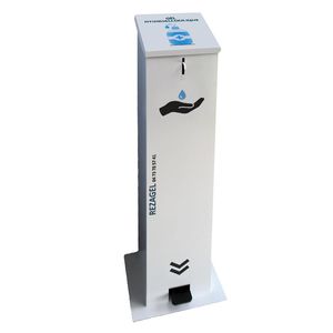 dispensador de gel hidroalcohólico de suelo