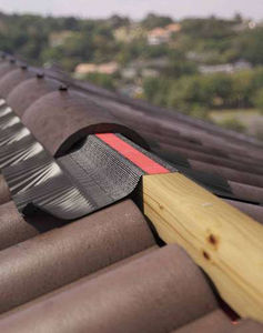 banda impermeable para cumbrera con ventilación