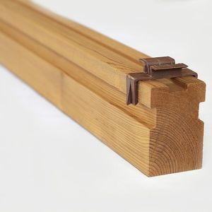 perfil de fijación para tarima de exterior