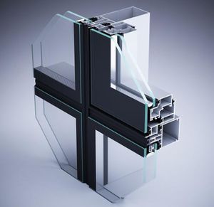 muro cortina de vidrio estructural