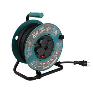 carrete de cable 4 tomas
