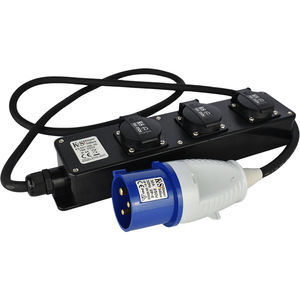 alargador eléctrico cuádruple