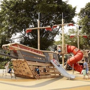 estación de juego para parque infantil