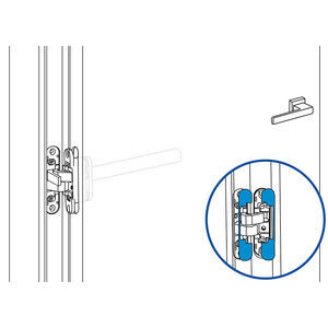 bisagra para puerta-cortafuego batiente