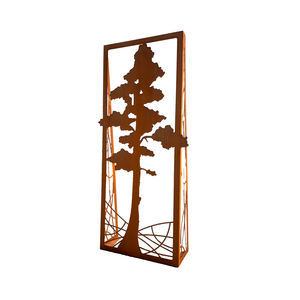 panel de ocultación de acero Corten