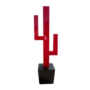 escultura de acero Corten