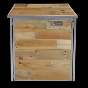 compostador de madera