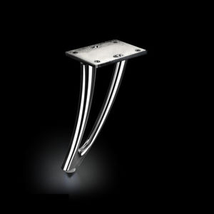 pata de mueble de aluminio