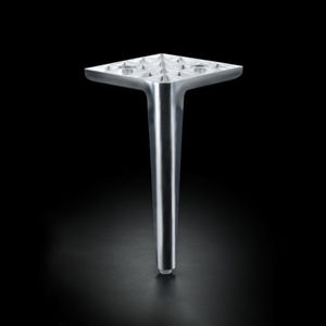 pata de mueble de aluminio