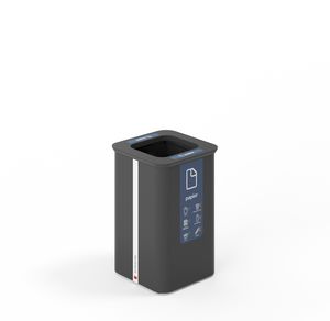 cubo de basura con pies