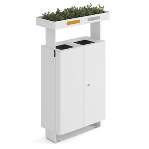 cubo de basura de exterior