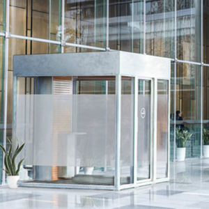 cabina para fumadores de exterior