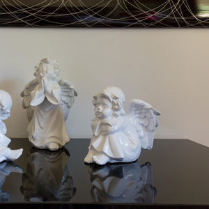 escultura de cerámica esmaltada