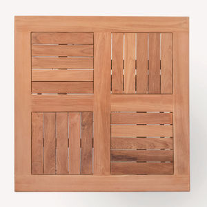tablero de mesa de teca