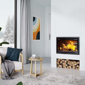 chimenea de leña
