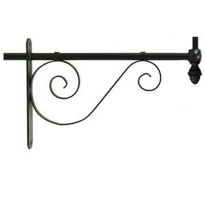 consola para poste de iluminación de acero galvanizado