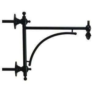 consola para poste de iluminación de hierro fundido