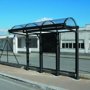 parada de autobús de acero galvanizado