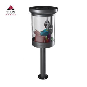 cubo de basura público