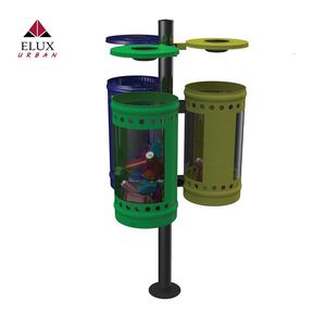 cubo de basura público
