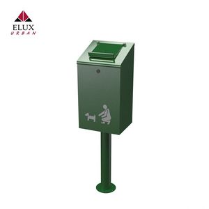 cubo de basura público