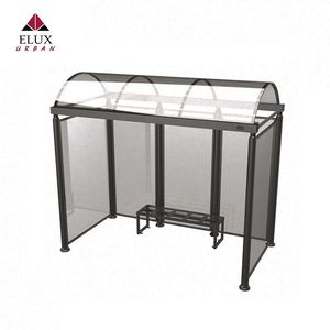 parada de autobús de acero galvanizado