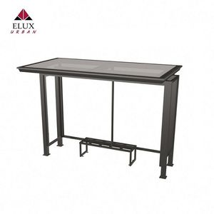 parada de autobús de acero galvanizado